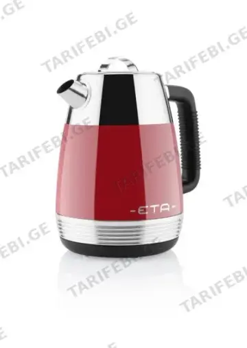 ელექტრო ჩაიდანი ETA 918690030 Storio stainless steel kettle red