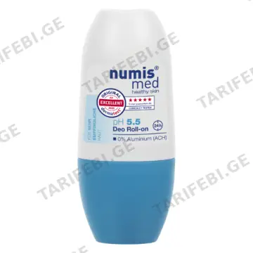 ნუმის მედ - pH 5.5-სენსიტივი დეოდორანტი ბურთულიანი 50მლ