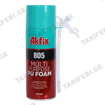 0.3გრ პოლიურეთანის სამონტაჟო ქაფი AKFIX