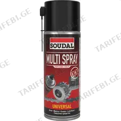 მრავალფუნქციური სპრეი Soudal Multi Spray 400 მლ