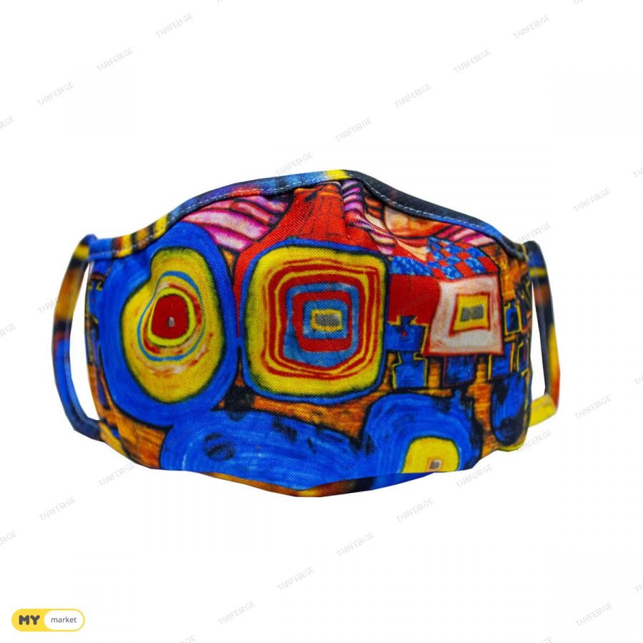 მრავალჯერადი პირბადე HUNDERTWASSER ფანჯარა