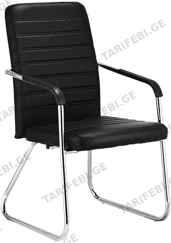 საოფისე სკამი შავი OC-055 BLACK CTRIM