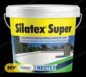 ჰიდროსაიზოლაციო მემბრანა SILATEX SUPER WHITE 12KG