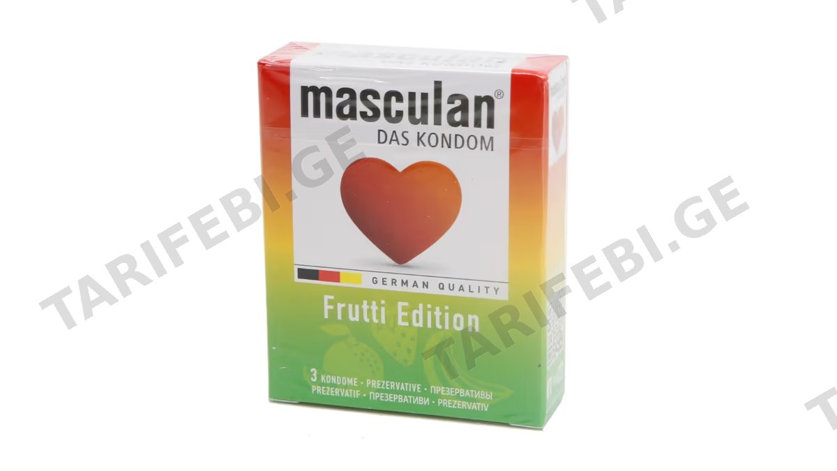 პრეზერვატივი "MASCULAN FRUTTI" N3 *