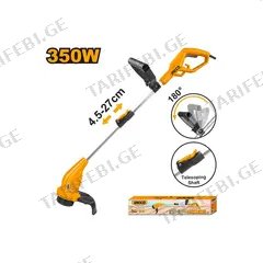 ბალახის ელექტრო ტრიმერი INGCO GT3512 350W 25 სმ
