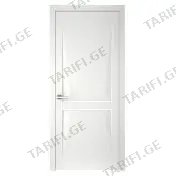 შეღებილი მდფ კარი model 1 3D (White, 800x2150, LR) კომპლექტი