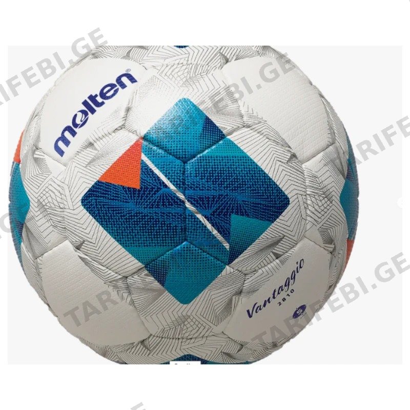 ფეხბურთის ბურთი MOLTEN F5A2810 ზომა 5 ხელით შეკერილი