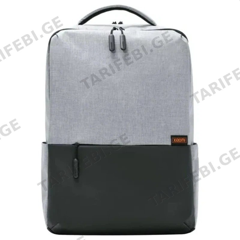ნოუთბუქის ზურგჩანთა XIAOMI COMMUTER BACKPACK 15.6" ღია ნაცრისფერი