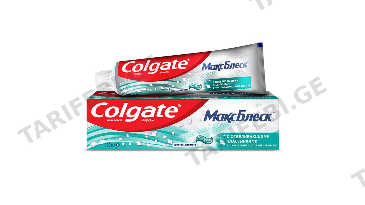 COLGATE კბილის პასტა კრისტალური გათეთრება 100 მლ (ქოლგეითი)