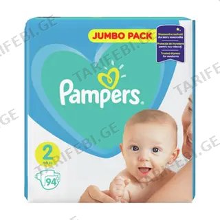 პამპერსი - ბავშვის საფენი ზ-2 /4-8კგ/ მინი #94 4613 Pampers 3-6kg mini #94 4613/8137