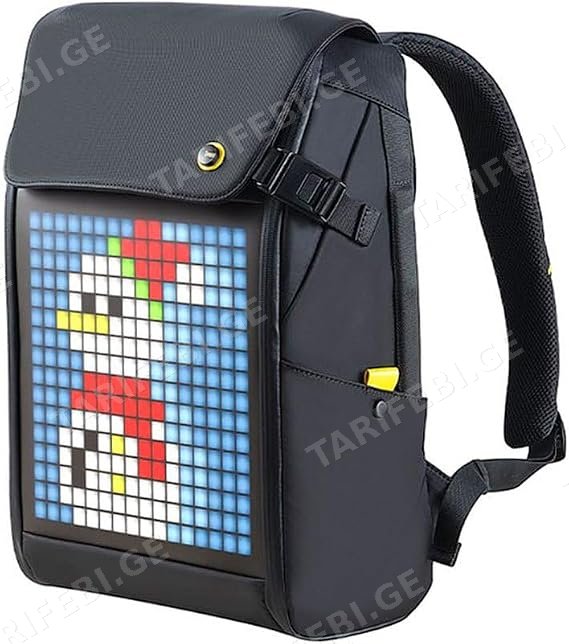 ზურგჩანთა Pixel Art LED ეკრანით Divoom Pixoo Blue