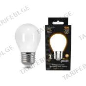 LED ნათურა Filament Ball 9W 3000K Е27 Gauss Black Milky