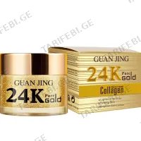 24K ოქროს სახის კრემი კოლაგენით 24K PURE GOLD