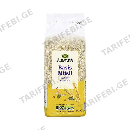 მიუსლი ორგანული /Alnatura/750გრ