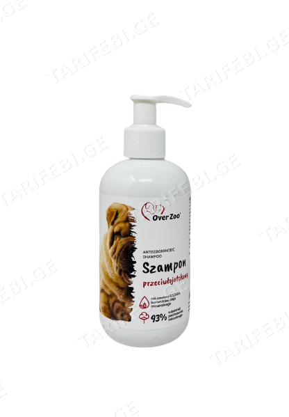 შამპუნი სებორეას საწინააღმდეგო Over Zoo 250ml
