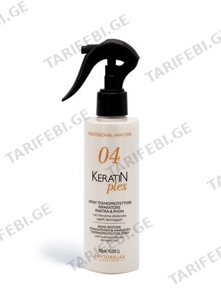 ფიტორილექსი თმის სპრეი 9639 Keratin Plex თერმოდაცვ,ინტენს.აღმდგ.დაზ.თმის რეკომ.კვირაში ეთხელ.180მლ *