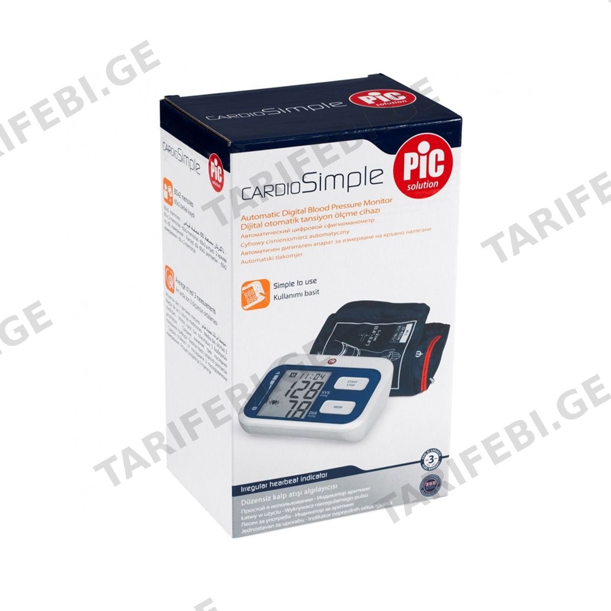 Pic - პიკი წნევის საზომი ელექტრონული აპარატი CARDIO SIMPLE