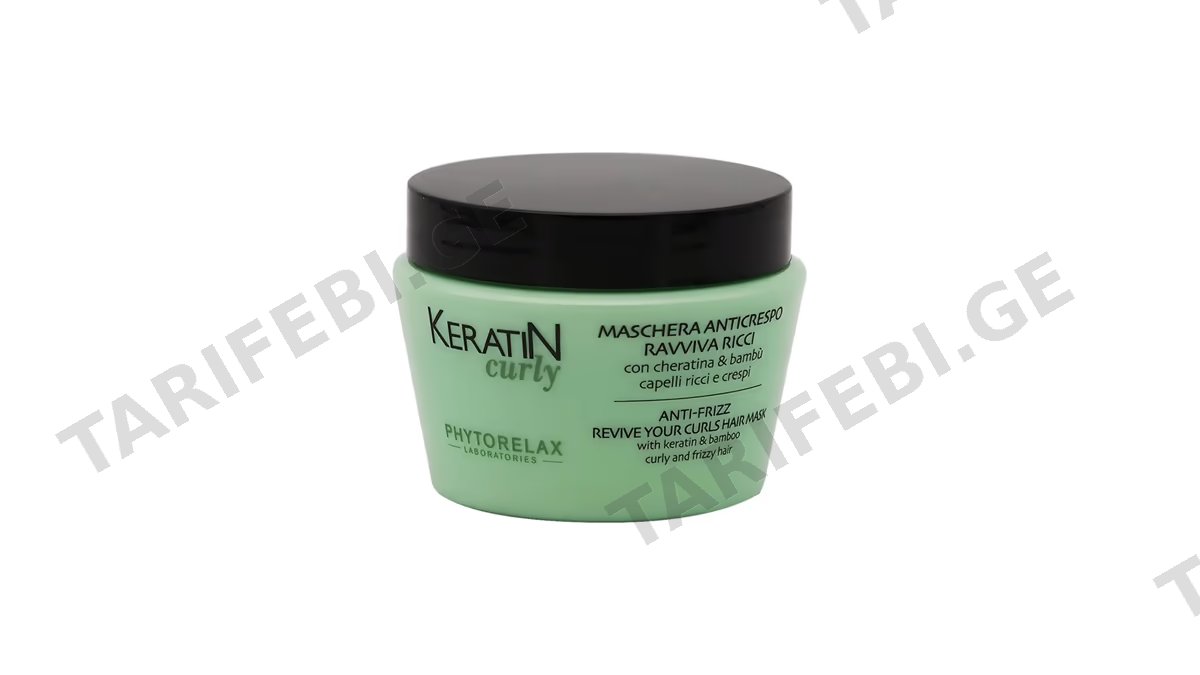 ფიტორილექსი თმის ნიღაბი 8090 Keratin Curly-ის ხვეული თმის 250მლ *