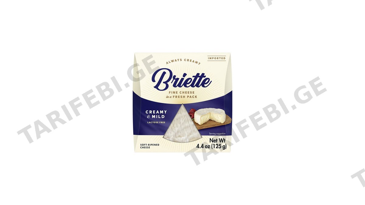 BRIETTE რბილი ყველი ნაღების 125გრ