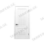 შეღებილი მდფ კარი oba 2 line (White, 800x2150, LR) კომპლექტი