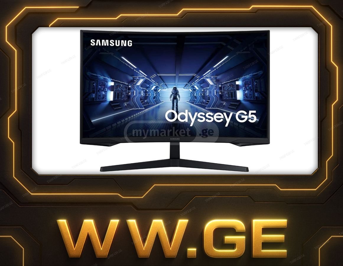 ✅Samsung Odyssey G5 Curved Gaming - 32'' 2560 x 1440 165Hz✅ი