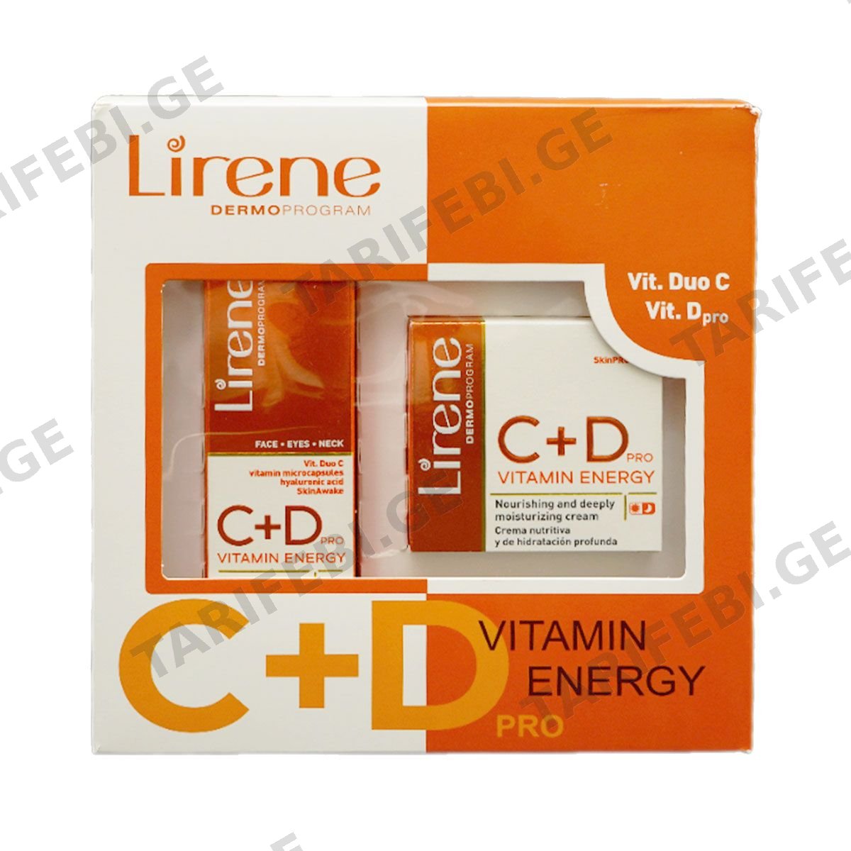 ნაკრები C+D კრემი და შრატი 3098 ლირენე - Lirene