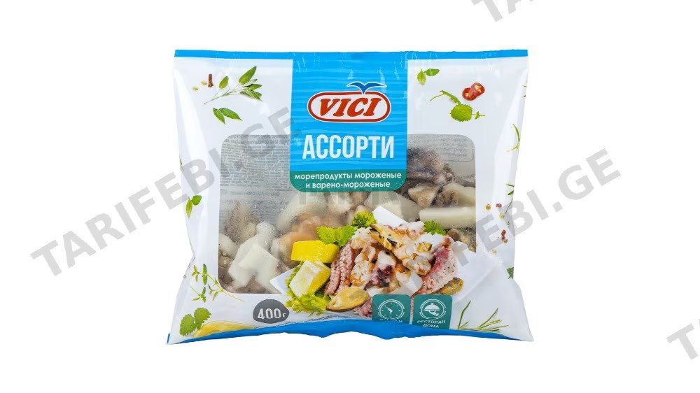 ზღვისპროდუქტების ასორტი სურიმისგან 450გრ