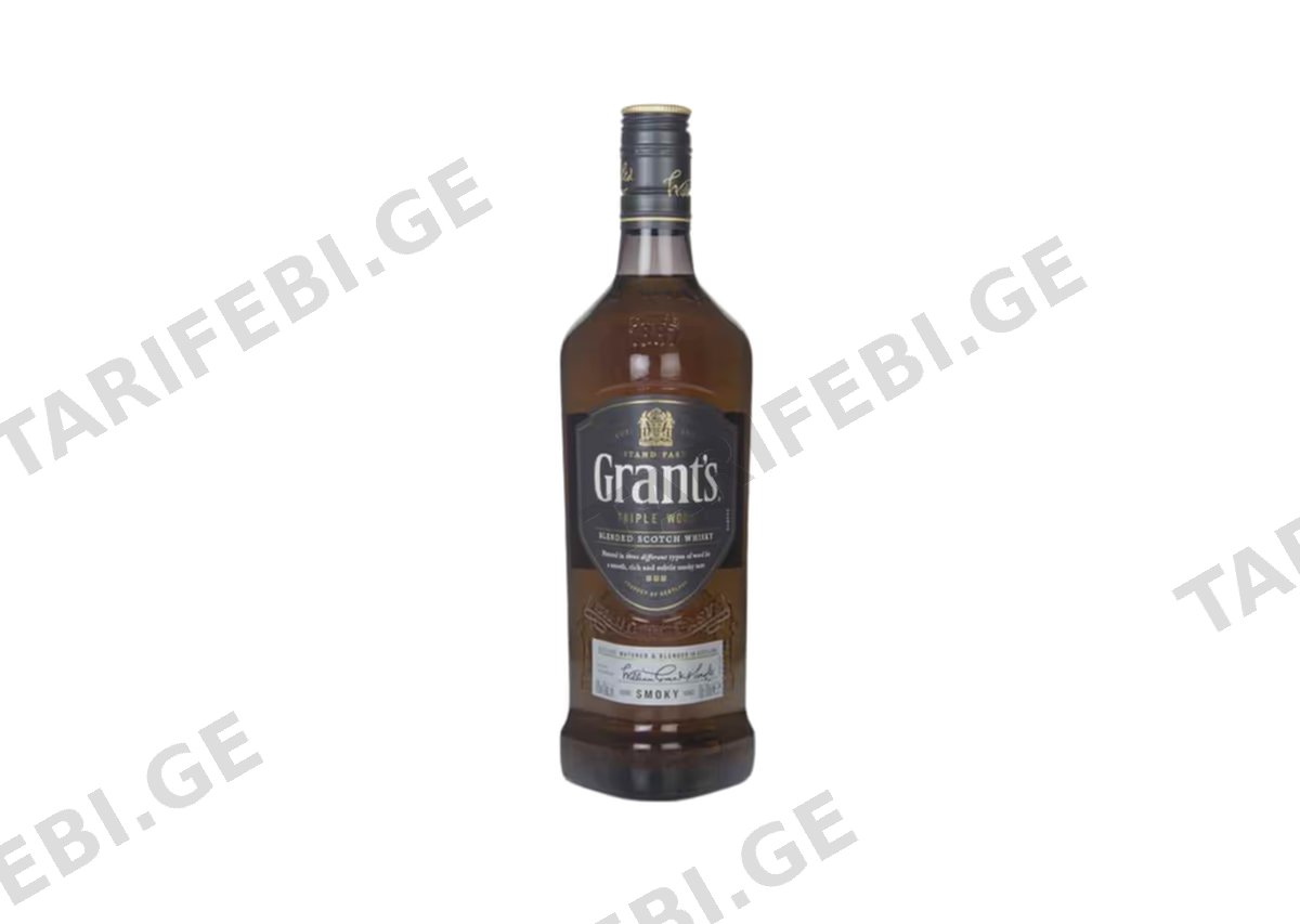 შოტლანდიური ვისკი Grant's Smoky - 0.7L