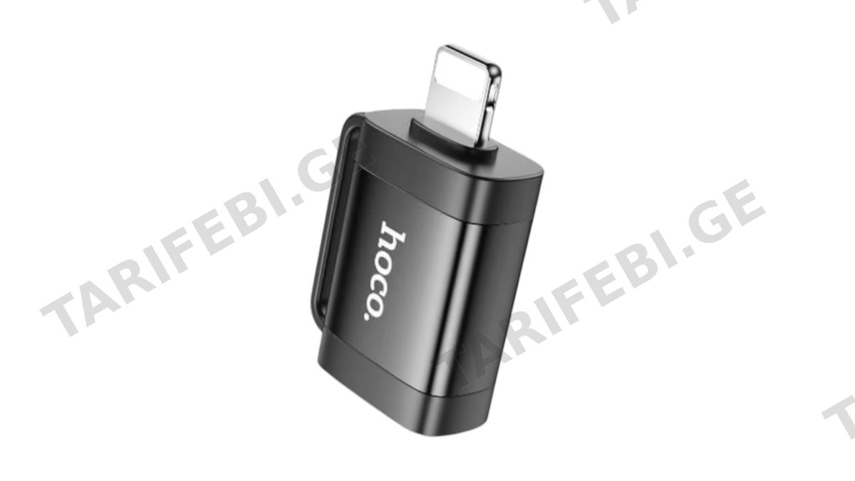 Hoco. UA31A iP Male To USB-A Female USB2.0 Potable Charger