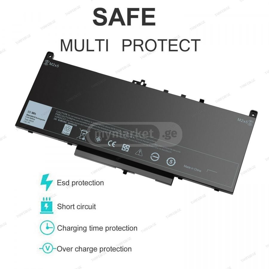 Dell Latitude J60J5 7470 E7270 E7470 battery