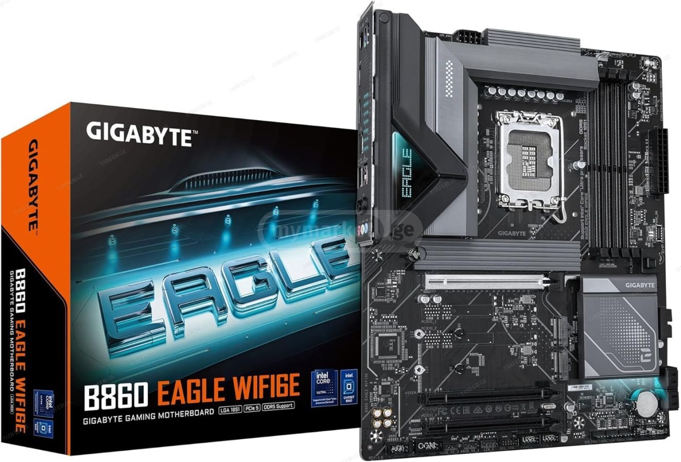 GIGABYTE B860 Eagle WIFI6E Intel Core Ultra (Series 2) LGA 1