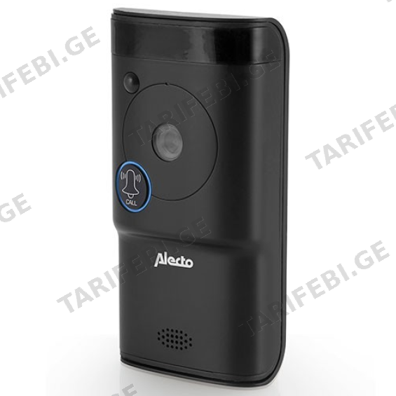 კარის ვიდეო ზარი Alecto DVC-1000 Smart Doorbell Black