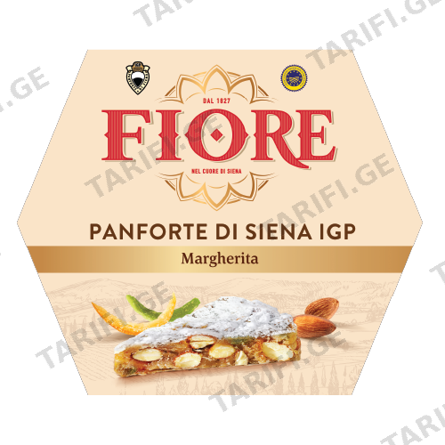 იტალიური PANFORTE მარგარიტა ყუთით / FIORE/ 227 გრ