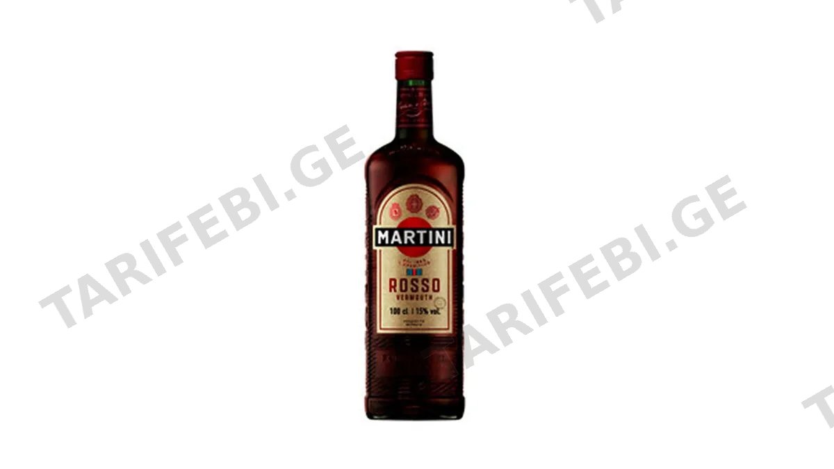Martini Rosso 1 L 15 % - ვერმუტი მარტინი როსსო