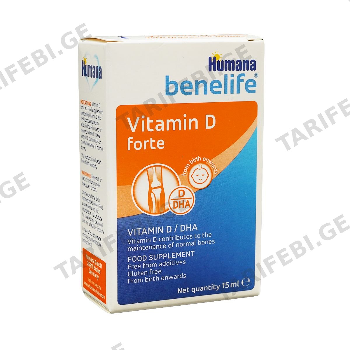 ბენლაიფი ვიტამინი D ფორტე -Benelife Vitamin D Forte 15მლ 6577