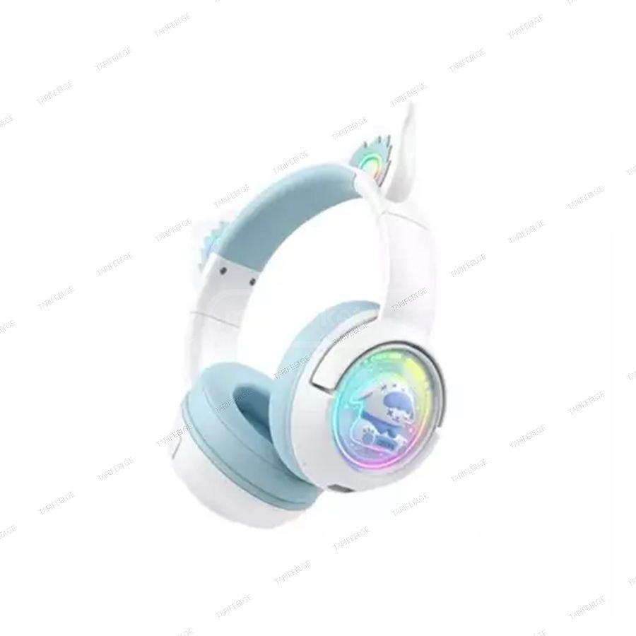 Onikuma B5 Tri-Mode Gaming Headset Blue/White (2.4G Wireless