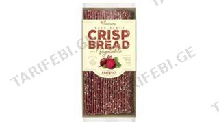 "crisp bread-ხრაშუნა პური ჭარხლით 130გრ