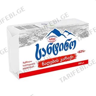 სანტინო კარაქი 82% 200 გ.