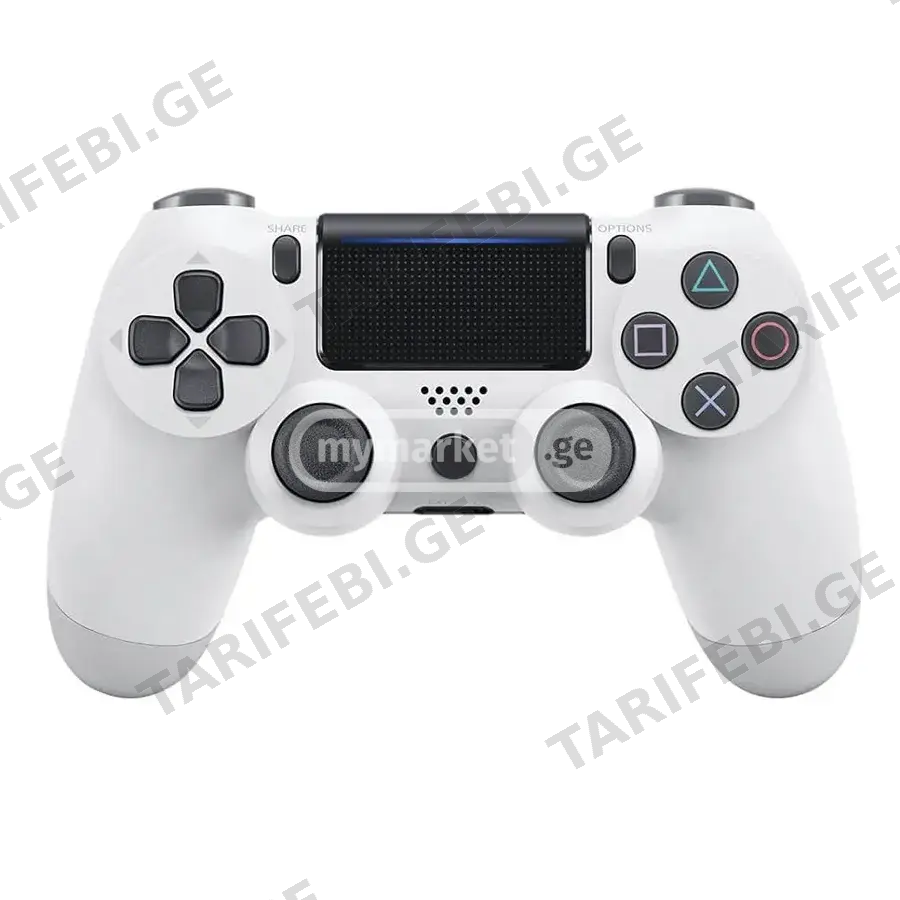 უსადენო ჯოისტიკი PS4 თეთრი