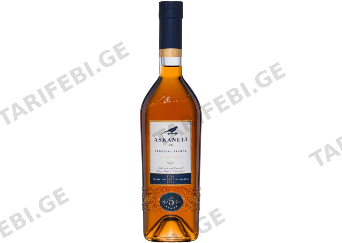 ქართული ბრენდი, ასკანელი 5 წლიანი - 0.5L