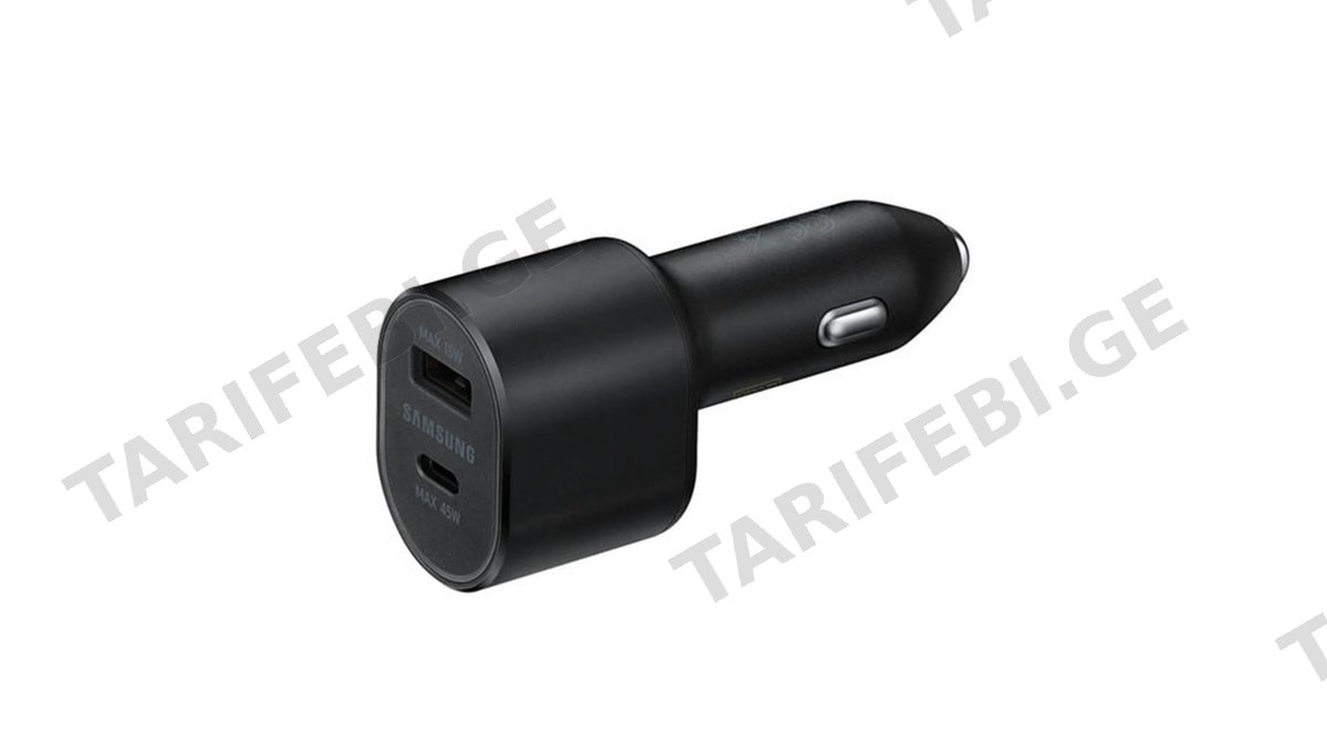 Samsung Dual Ports Car Charger 15W with Type-C 45W Port EPL5300XBEGWW