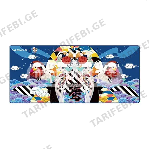 მაუსპადი - Varmilo Lovebirds Blue Desk Mat XL - 90x40 სმ