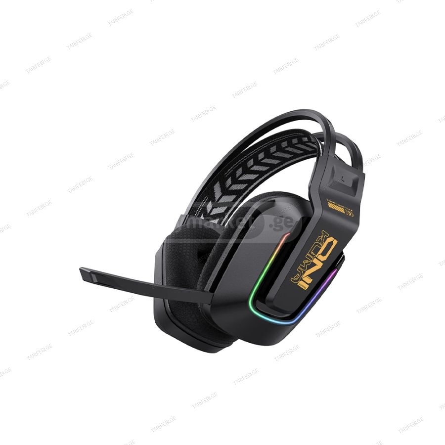 Onikuma GT828 Tri-Mode RGB Gaming Headset Black