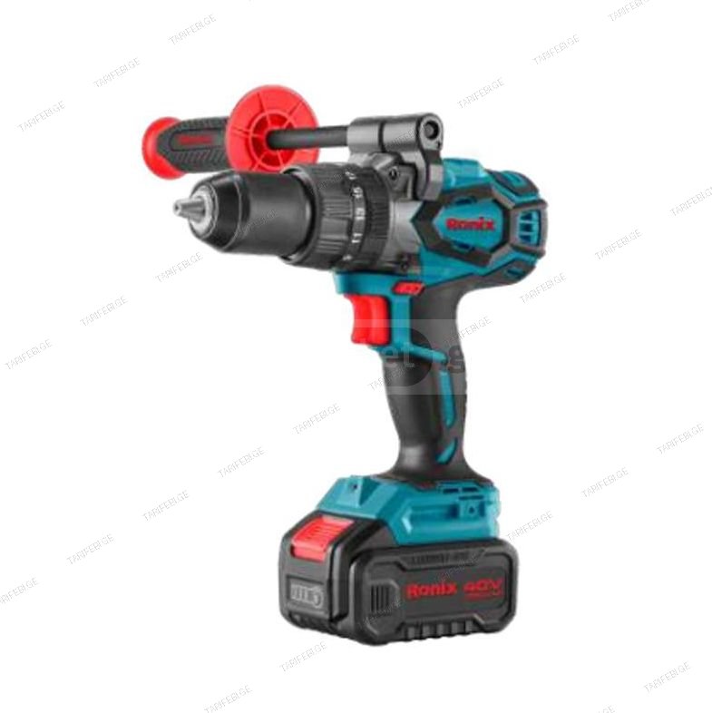 უნახშირო დარტყმითი სახრახნისი Ronix-8905-40V, 150 Nm