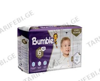 ბამბლ ბეიბი ბავშვის საფენი BUMBLE BABY N6 (15 +) #42 5483 Bumble Baby baby diaper BUMBLE BABY N6 (15 +) #42 5483