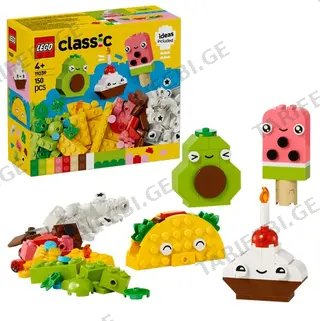 LEGO CLASSIC - ასაწყობი კონსტრუქტორი "Creative Food Friends"