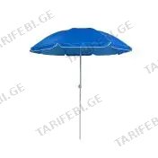 ზღვის ქოლგა 2m - ლურჯი with plastic tilt and flap