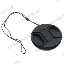 K&F Concept Center Pinch Lens Cap 58mm Cover Dust Protector for 58mm lens ლინზის დამცავი