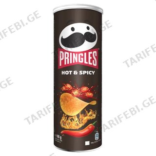 "PRINGLES"- პრინგლსი ცხარე 165გ
