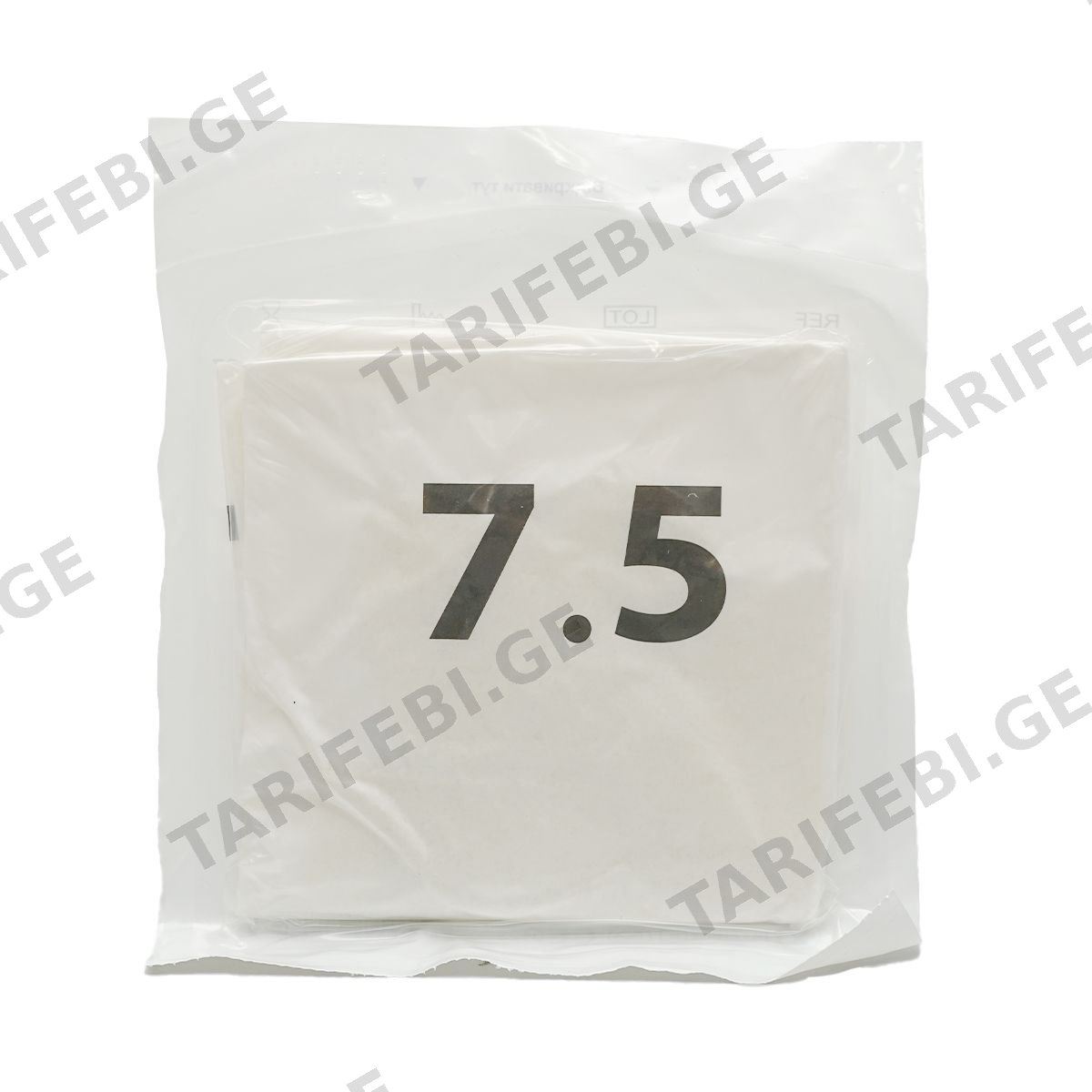 ქირურგიული სტერილური ხელთათმანი პუდრით N7.5